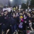 Massa aksi di Yogyakarta