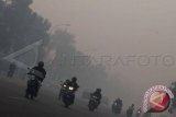 Kabut asap pekat selimuti Kota Jambi 
