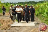 Perjalanan rombongan menuju kawasan pangan di batu ampar.