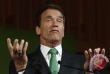 Arnold Schwarzenegger lenturkan otot lagi dalam binaraga