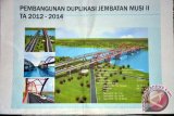 Duplikasi jembatan Musi II selesai konstruksi tahun ini 