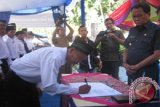Bupati Batanghari, Jambi HA Fattah, Kamis, melantik Badan Permusyawaratan Desa (BPD) se-Kecamatan Muara Tembesi.