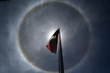 Halo Matahari terlihat di Muaro Teweh Kalteng