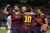 Barcelona ungguli Madrid delapan poin usai libas Malaga 2-0