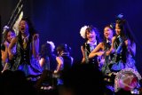 Grup idol JKT 48 tampil dalam panggung Java Jazz Festival 2014 di JIExpo Kemayoran, Jakarta, Sabtu, (29/2). JKT 48 tampil membawakan sejumlah singlenya di hari kedua Java Jazz 2014 yang tidak hanya menampilkan musisi Jazz namun juga menghadirkan artis dan penyanyi lintas genre seperti JKT 48 ANTARA FOTO/Teresia May/pd/14