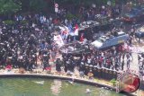 Massa Pendukung Prabowo-Hatta Kocar-Kacir Empat Luka