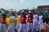 Detik-detik pengibaran bendera sang saka merah putih tingkat Kabupaten Gorontalo