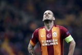 Pemain Belanda Wesley Sneijder gantung sepatu