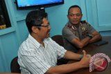 Kapolda Kalbar, Brigjen (Pol) Arief Sulistyanto beserta pejabat utama Polda Kalbar melakukan kunjungan kerja ke Kantor Biro Antara Kalbar di Jalan Johar, Pontianak, Senin (26/1). ANTARA/Jessica Helena Wuysang/15