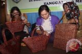 Kerajinan Eceng Gondok Kabupaten Hulu Sungai Utara, kini pemasarannya telah menembus Jepang dan Jerman, serta beberapa negara lainnya, yang di pasarkan melalui peruashaan YL Handycraft. Pimpinan YL Handycraft Cornelia Lina Meliasari mengatakan kualitas produk kerajinan eceng gondok tersebut sudah memenuhi persyaratan untuk diekspor. Sayangnya, dari segi kuantitas produk eceng gondok HSU belum mampu memenuhi pesanan dari luar negeri. Padahal, jumlah perajin eceng gondok sudah tersebar di sembilan kecamatan dari 10 kecamatan yang ada.
