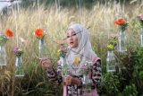 Penyanyi Fatin Shidqia Lubis menjalani syuting pembuatan film terbarunya 