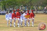 Pengibaran bendera Merah Putih di Gorontalo Utara