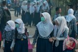 Tujuh siswi SMPN 13 Baturaja mendadak kesurupan