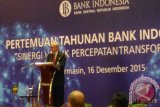 Banjarmasin, Kepala Perwakilan Bank Indonesia Banjarmasin Harry Murthi Gunawan ketika menyampaikan pidato pada Pertemuan Tahunan Bank Indonesia bertema \