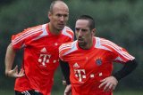 Robben sambut kembalinya Ribery dalam latihan Bayern