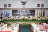 Suasana Rapat Paripurna Istimewa DPRD Provinsi Lampung dalam rangka memperingati Hari Jadi (HUT) ke-52 Provinsi Lampung tahun 2016, di Bandarlampung, Jumat (18/3/16).