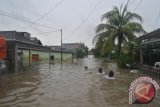Banjir melanda Kota Pangkalpinang, Provinsi Kepulauan Bangka Belitung pada Selasa (9/2/2016). Hujan yang mengguyur Pangkalpinang selama lebih dari 48 jam mengakibatkan banjir yang mencapai dua hingga tiga meter.