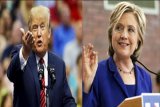 Hasil Jajak Pendapat: Hillary Ungguli Trump