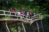 Komisi B dan Bidang Bina Marga pantau kondisi jembatan sungai Bakah dan jembatan Sungai Perembang, Kabupaten Melawi, Kalimantan Barat yang nyaris putus dan perlu perhatian serius. (Foto Istimewa)