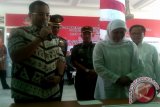 Deklarasi Kota Pangkalpinang Bebas Pengemis, Gelandangan dan Anak Jalanan dihadiri oleh Menteri Sosial Khofifah Indar Parawansa di Rumah Dinas Wali Kota Pangkalpinang, Jumat siang.
