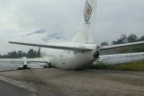Pesawat cargo Trigana tergelincir di Wamena