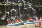 Arung Jeram di Kecamatan Sei Bingei menuju Kecamatan Bahorok Kabupaten Langkat sangat diminati oleh para wisatawa baik nusantara maupun mancanegara ini juga merupakan salah satu andalan wisata Langka untuk bisa mendukung peningkatan kunjungan wisata ke daerah ini.(antara sumut/Imam Fauzi)