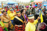 Raja Mempawah tiba di dermaga pelabuhan Kuala Mempawah (Foto Antara Kalbar/Aries Zaldi)