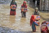 Bengawan Solo Meluap Rendam 6.979 Rumah di Bojonegoro