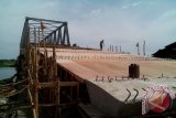 Jembatan Desa Kurup OKU mulai dibangun