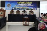 Badan Konservasi Sumber Daya Alam (BKSDA) Provinsi Kalimantan Selatan (Kalsel) menyelenggarakan Sosialisasi Kawasan Pengelolaan Hutan Konservasi (KPHK) Kuala Lupak, Kecamatan Tabunganen, Barito Kuala, di aula Kantor Bupati Batola, Selasa (9/5).Foto:Antaranews Kalsel/Arianto/G.