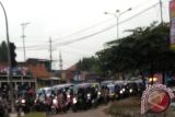 Pemudik Motor Padati Jalan Lintas Bandarlampung-Kotaagung 