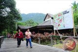 Suasana perhelatan Rainforest World Music Festival 2017 di Kampung Budaya, Sarawak, Kuching. Foto Antara Kalbar / Jessica Helena Wuysang