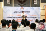 Pemerintah Kabupaten Tanah Laut menggelar Launching Pemilihan Bupati dan Wakil Bupati Tanah Laut periode 2018-2023, di Balairung Tuntung Pandang Pelaihari, Rabu (6/9). Foto:Antaranews Kalsel/Arianto/G.