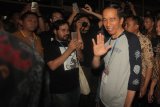 Jokowi saksikan festival musik di Kemayoran