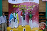 Taekwondoin Solok Menangkan Emas Kalahkan Malaysia
