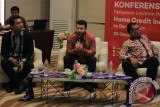 PT Home Credit Indonesia merupakan perusahaan pembiayaan menggelar jumpa pers, terkait pembukaan layanan di Banjarmasin, Senin (30/10). Foto:Antaranews Kalsel/Arianto/G.
