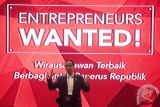 Presiden Jokowi pidato Entrepreneurs Wanted 