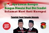 Ayo lawan korupsi dengan dimulai dari diri sendiri. Selamat Hari Anti Korupsi 9 Desember 2017.