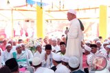 Haul Guru Pamulutan Syekh Mohammad Thaher di Pondok Pesantren Asy Syafiiyah Desa Tanjung Dewa, Kecamatan Panyipatan, Kabupaten Tanah Laut menghadirkan penceramah KH. Asmuni atau Guru Danau, Minggu (10/12). Foto:Antaranews Kalsel/Arianto/G.