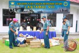 Lantamal Manado musnahkan barang bukti minuman beralkohol