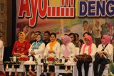 Kunjungan kerja Ibu Negara Iriana Joko Widodo dan Ibu Mufidah Jusuf Kalla bersama anggota OASE Kabinet Kerja Jokowi-JK di Gorontalo