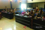 Rombongan Komisi I DPRD Provinsi Kalimantan Selatan  melakukan kunjungan kerja (kunker) ke Kabupaten Barito Kuala (Batola), Selasa (13/2). Foto:Antaranews Kalsel/Arianto/G.