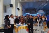 Komisioner KPU Kota Gorontalo dan KPU Provinsi Gorontalo, serta Komisioner Bawaslu-Panwaslu Gorontalo saat menghadiri deklarasi Pilkada Damai.