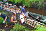 Warga Desa Garong diduga hilang tenggelam saat cari kayu galam