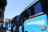 Armada bus selama pemberlakuan ganjil-genap