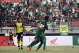 Pertandingan Persebaya Surabaya melawan Sarawak FA Liga 2 Malaysia dalam laga Persahabatan Internasional 