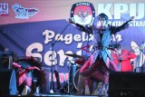 Pagelaran Seni dan Budaya oleh KPU Gorontalo Utara dalam rangka Sosialisasi Pemilu 2019