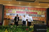 Debat Calon Bupati Gorontalo Utara yang dilaksanakan oleh KPU setempat