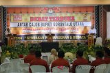 Debat Calon Bupati Gorontalo Utara yang dilaksanakan oleh KPU setempat