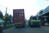 Truk tronton dilarang lewat  jalan protokol Kota Palembang